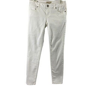 Cabi Jeans Womens Size 4 Skinny White‎ Denim Casual Low Rise